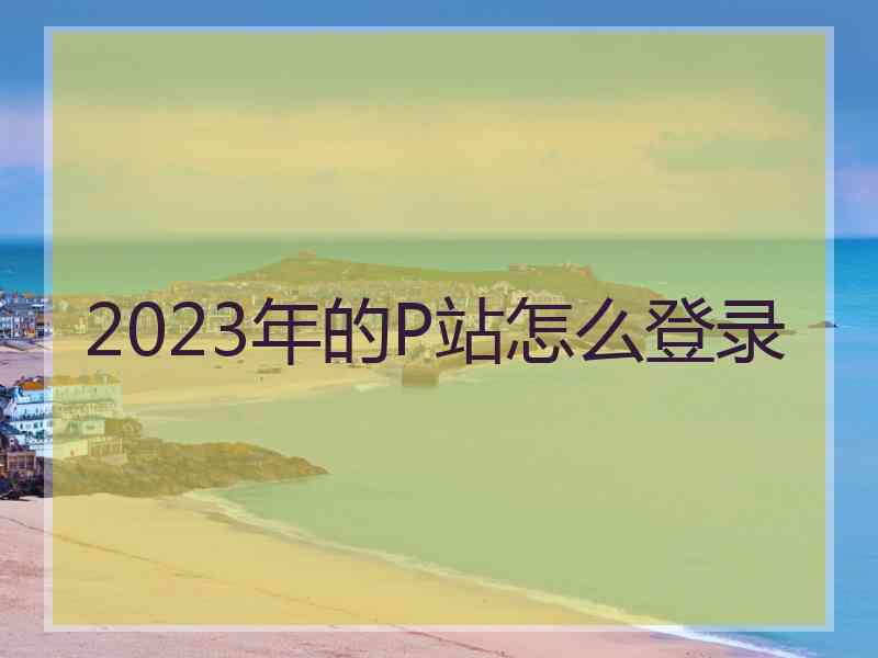 2023年的P站怎么登录