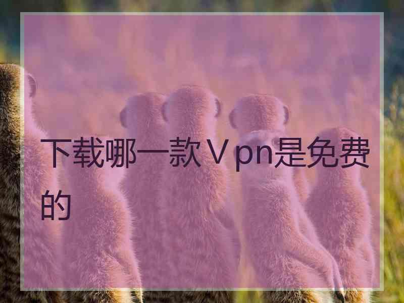 下载哪一款Ⅴpn是免费的