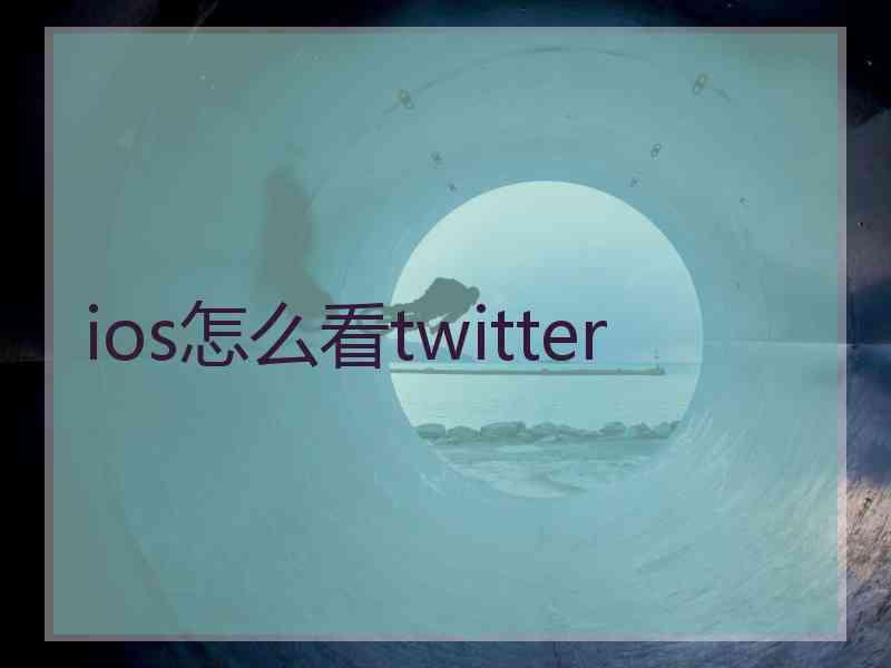 ios怎么看twitter