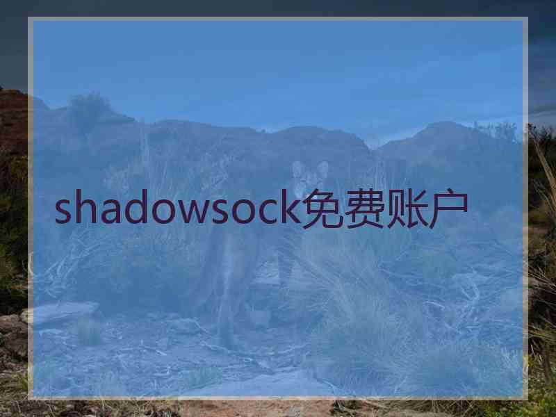 shadowsock免费账户